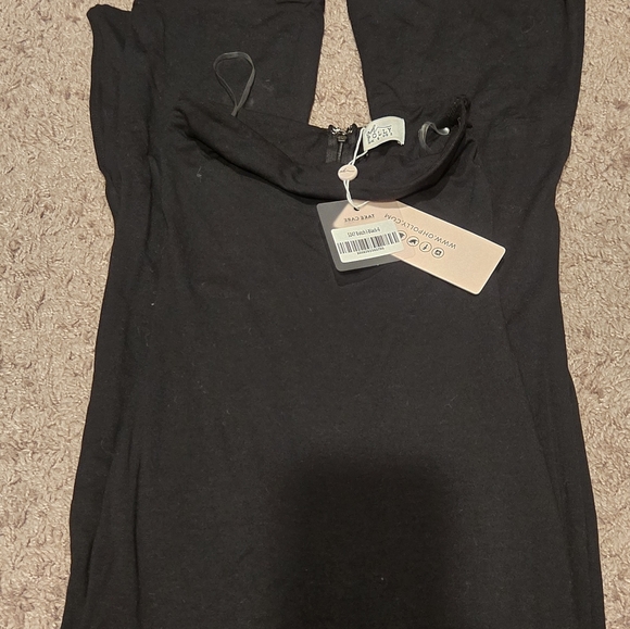 Oh Polly Elegant Black Strapless Jumpsuit - Picture 7 of 9